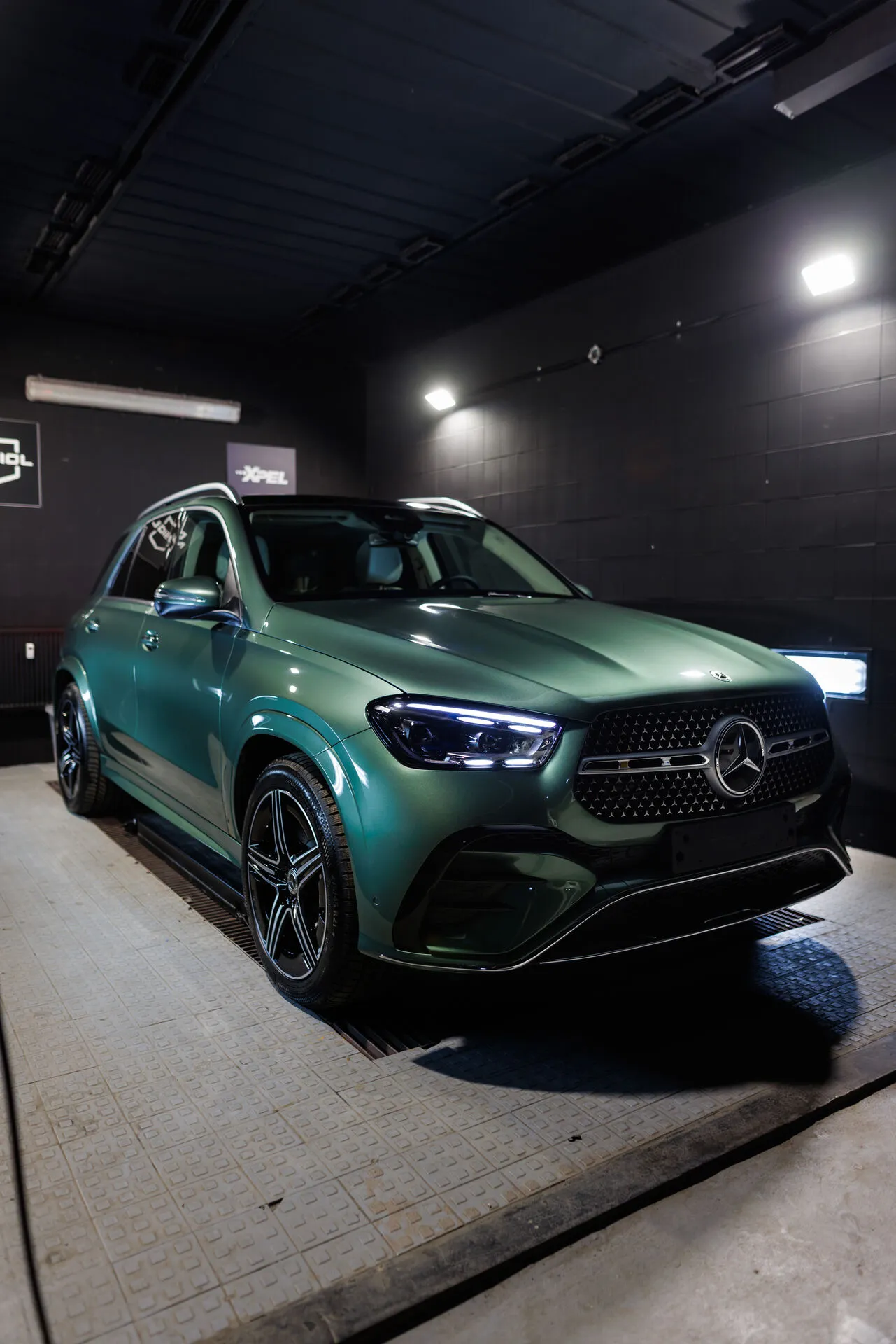 Ochranná fólia XPEL PPF na Mercedes GLE - ochrana laku Košice | Folfactory Studio